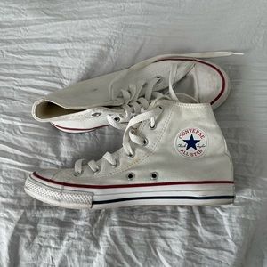 converse white high tops